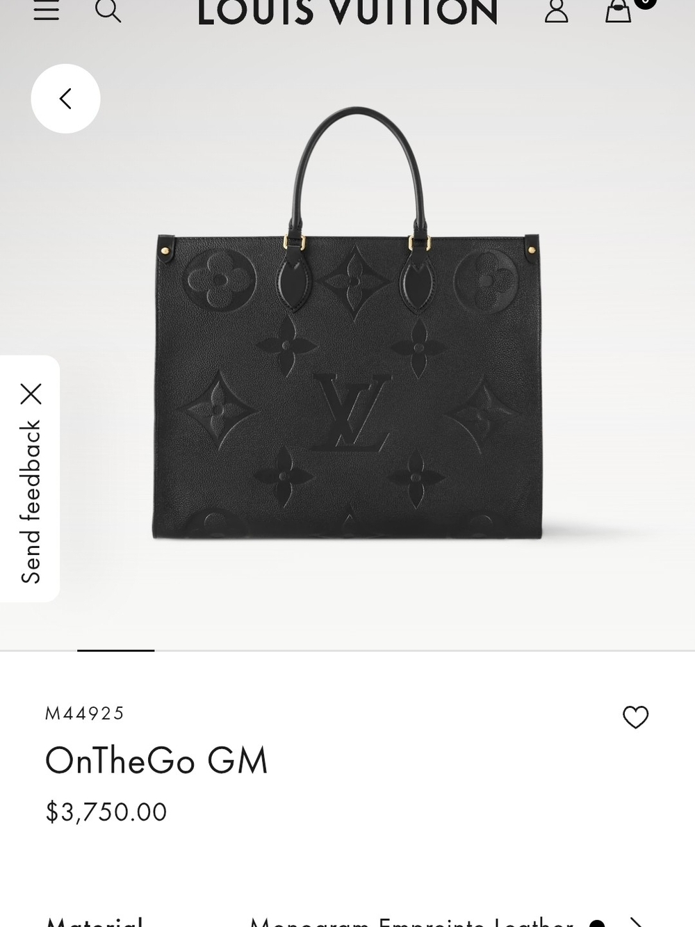 Louis Vuitton OntheGo GM Tote - Picture 9 of 9